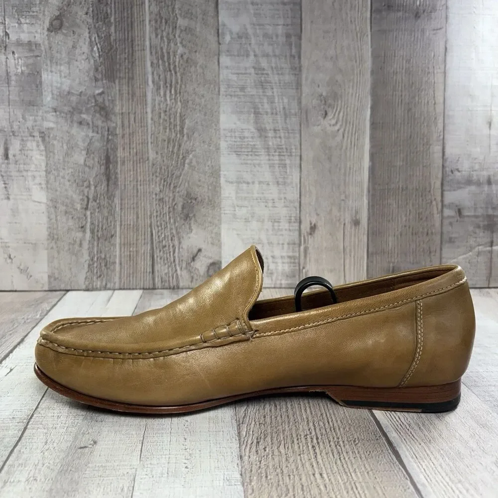 Cole Haan Venetian Men's Size 9.5 Slip On Loafers Leather Moc Shoes Light Brown